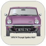 Triumph Spitfire MkIV (hard top) 1970-74 Coaster 1